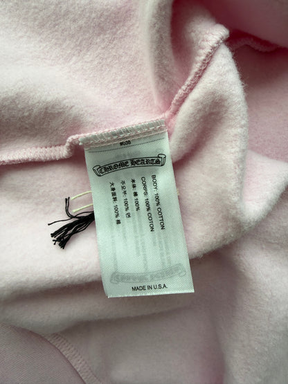 Chrome Hearts Pink Beaded Dagger Zip Up Hoodie