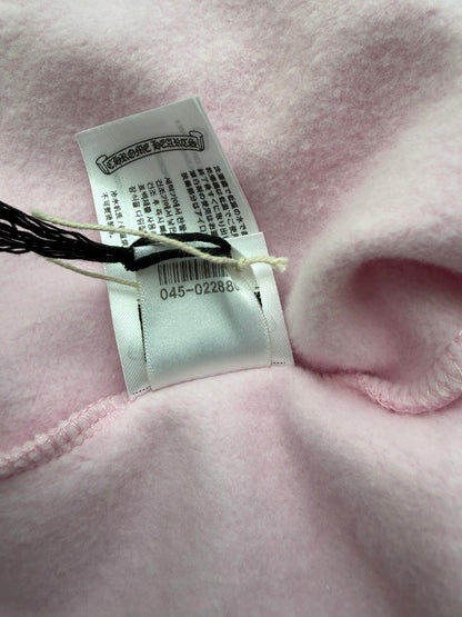 Chrome Hearts Pink Beaded Dagger Zip Up Hoodie