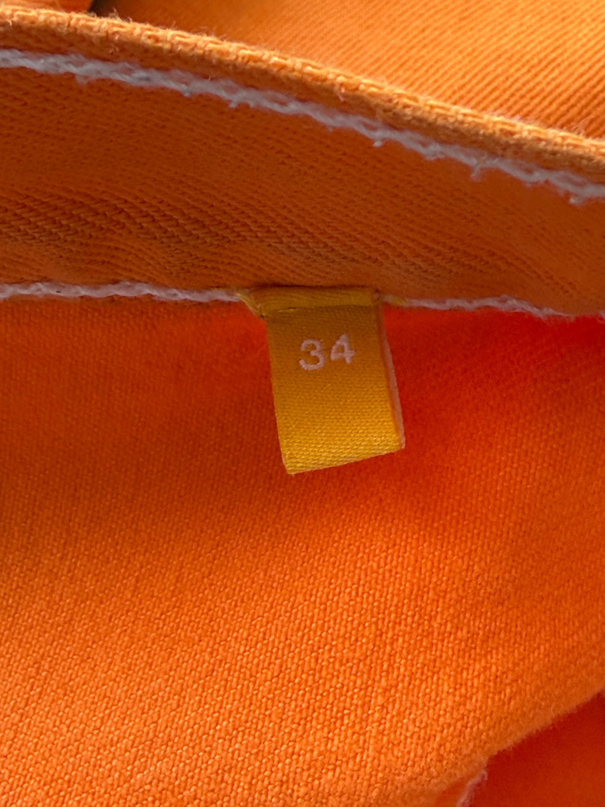 Chrome Hearts Gallery Dept Orange & Black Cross Patch Flared Jeans