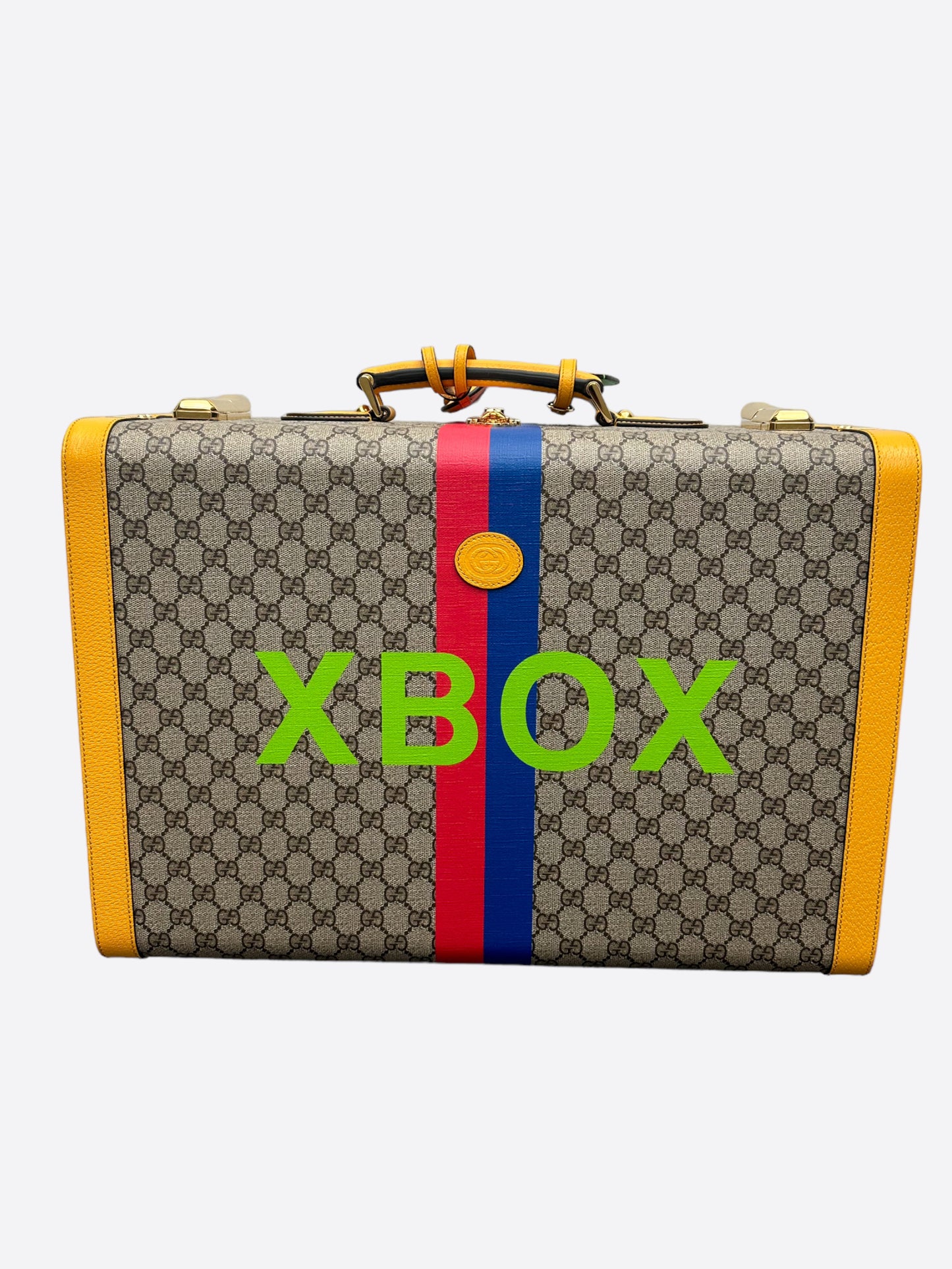 Gucci Xbox Monogram Suitcase & Xbox