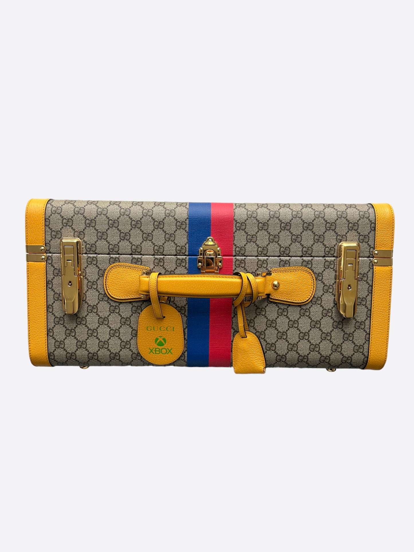 Gucci Xbox Monogram Suitcase & Xbox