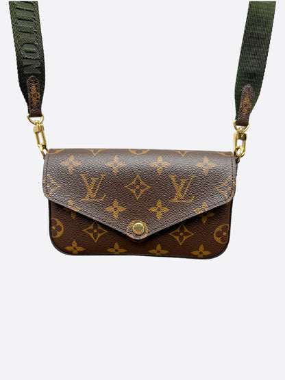 Louis Vuitton Brown Monogram Felicie Strap & Go