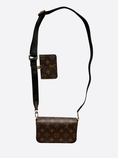 Louis Vuitton Brown Monogram Felicie Strap & Go