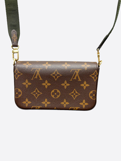 Louis Vuitton Brown Monogram Felicie Strap & Go