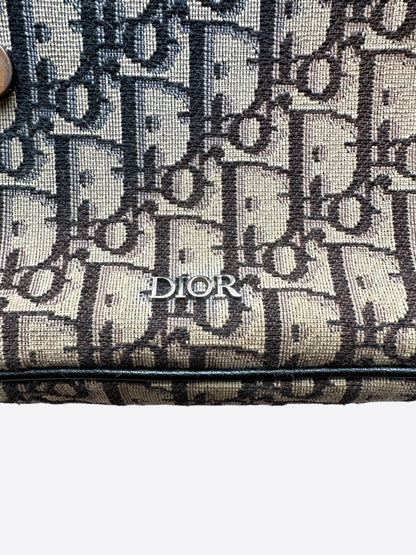 Dior Beige Oblique Saddle Messenger Bag