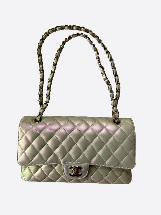 Chanel Iridescent Ivory Small Classic Flap Bag