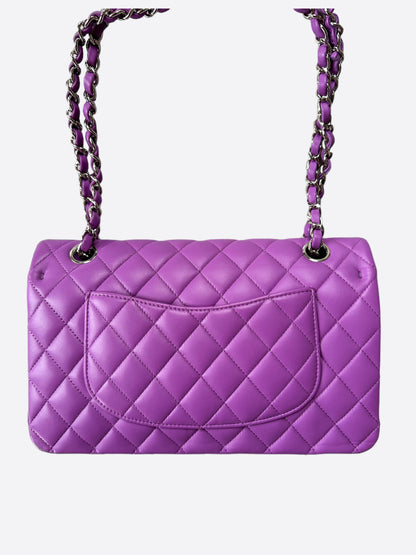 Chanel Purple Quilted Lambskin Medium Flap Bag