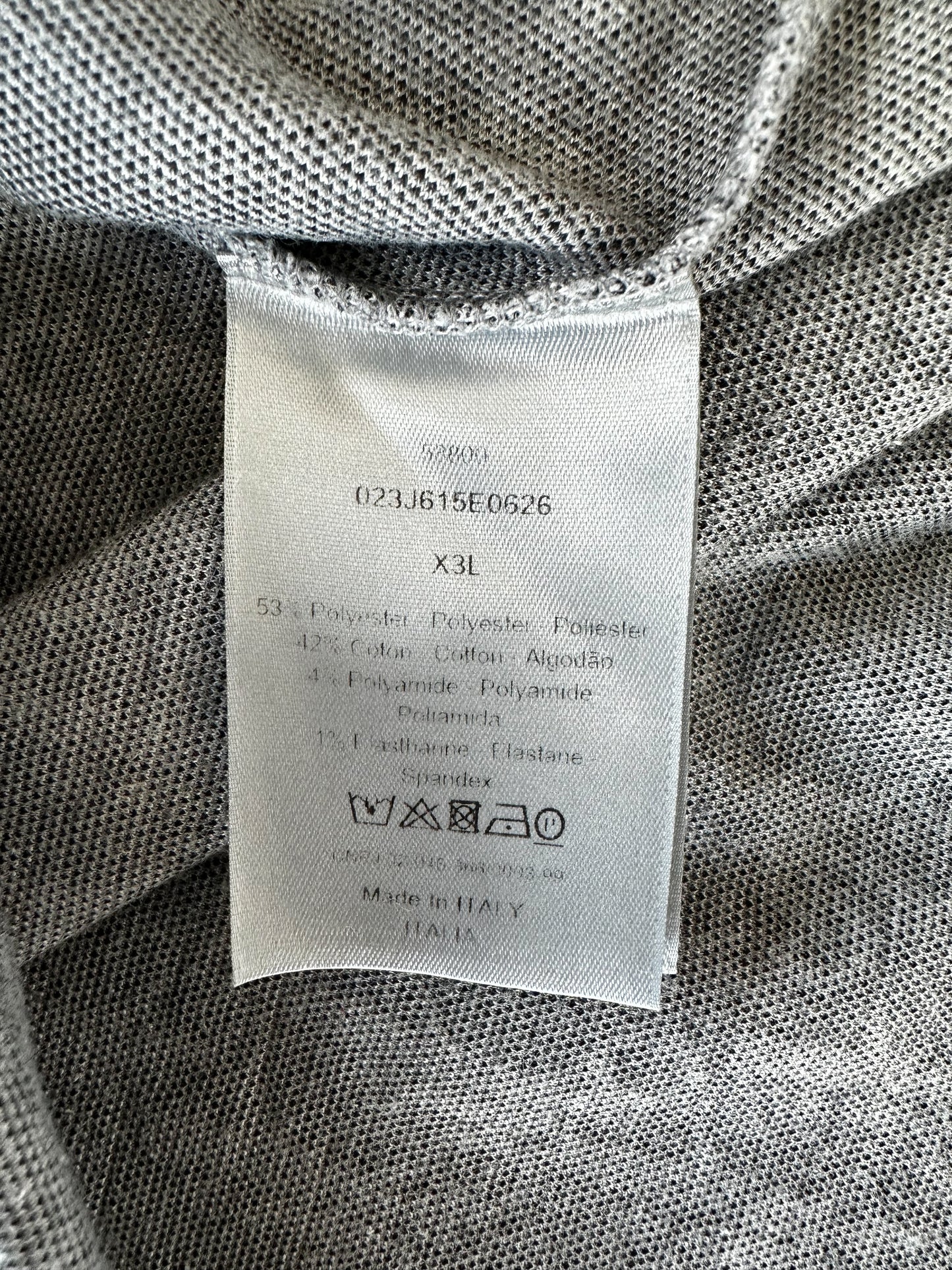 Dior Daniel Arsham Grey Oblique T-Shirt