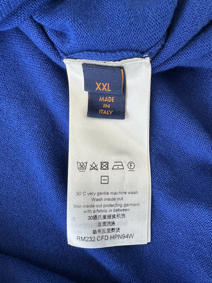 Louis Vuitton Blue & White Since 1854 Intarsia T-Shirt