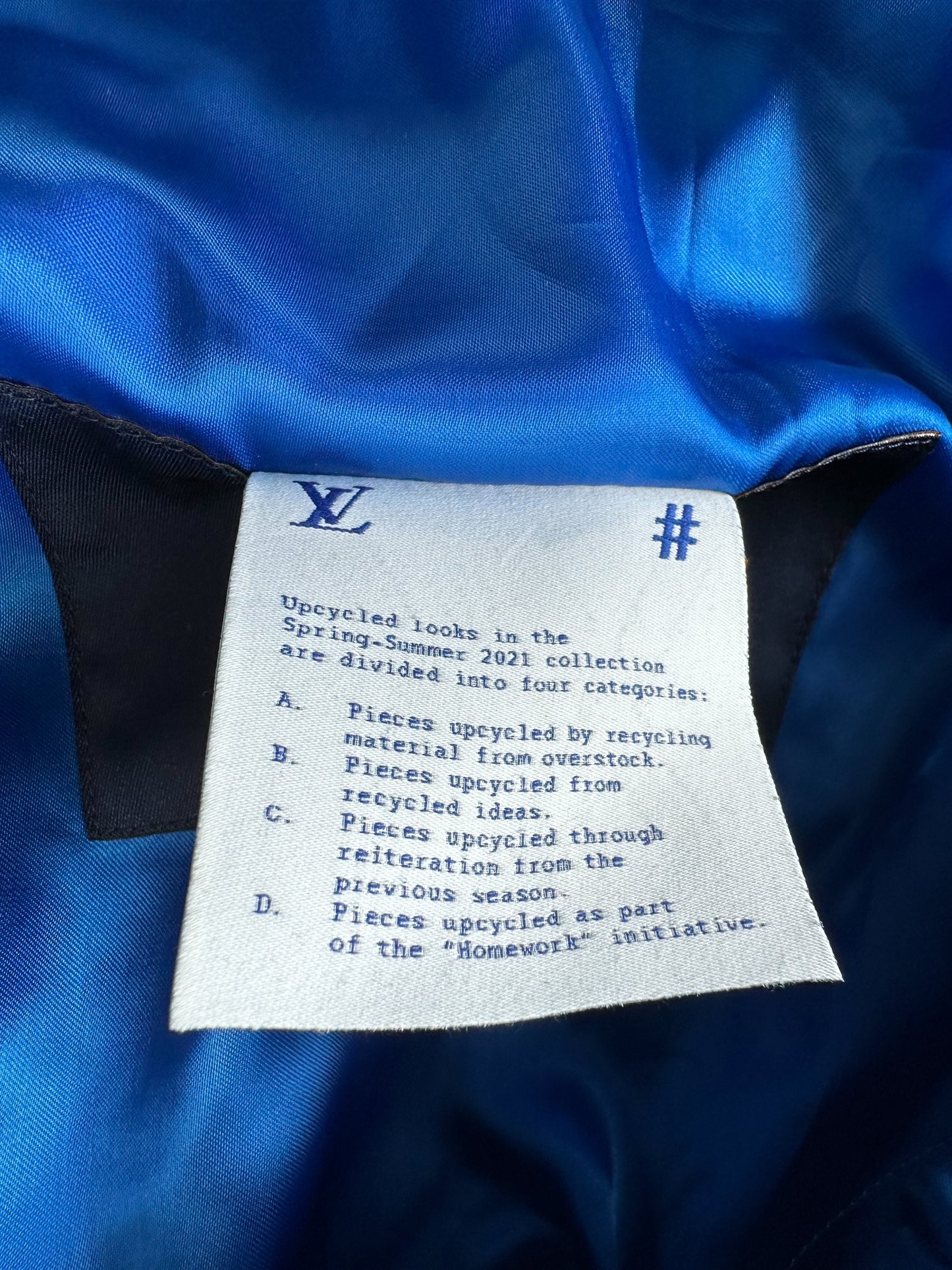 Louis Vuitton Blue & White Puppet Varsity