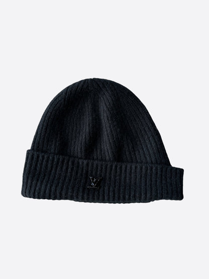 Louis Vuitton Black Ahead Logo Beanie