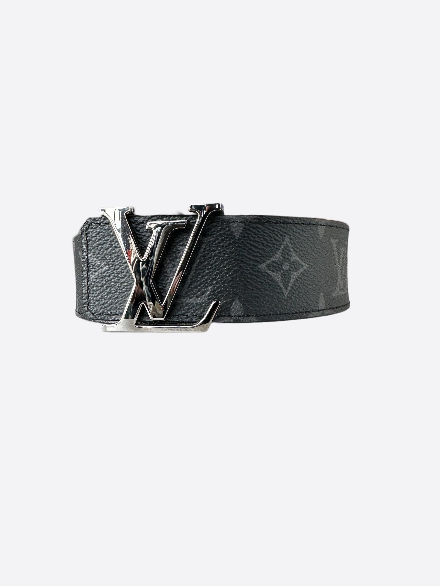 Louis vuitton belt silver buckle best sale