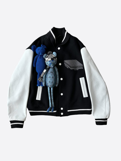 Louis Vuitton Black & White Puppet Varsity