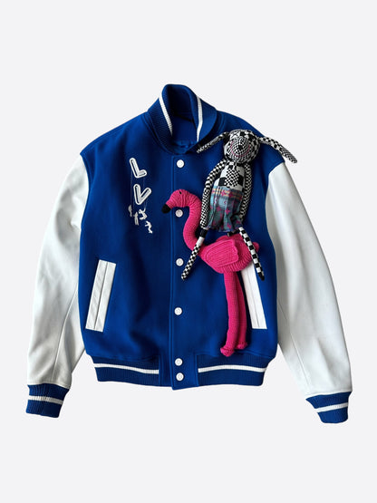 Louis Vuitton Blue & White Puppet Varsity