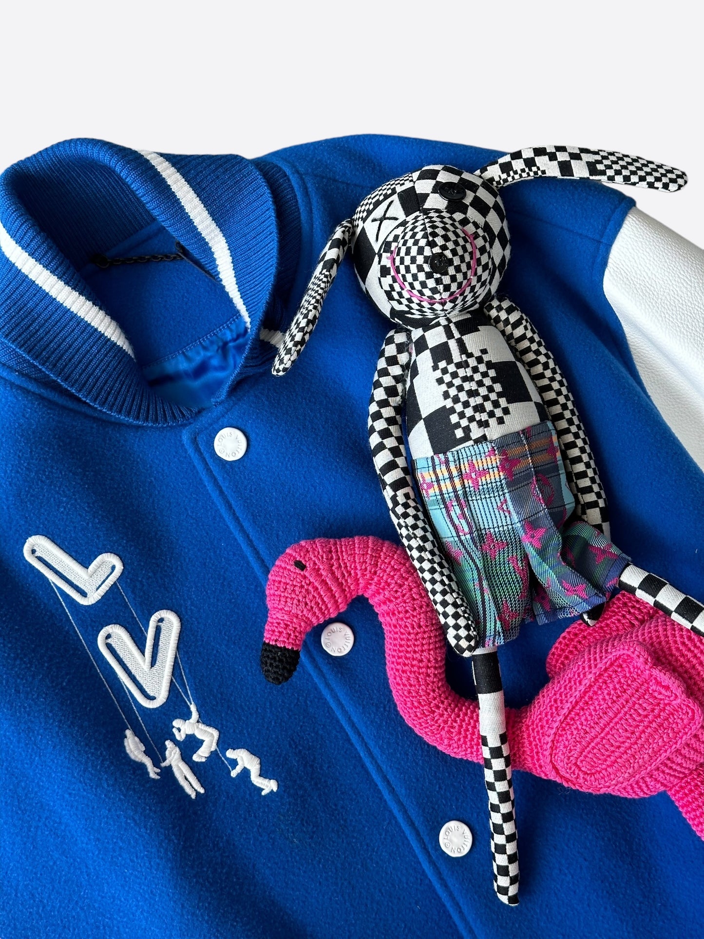 Louis Vuitton Blue & White Puppet Varsity