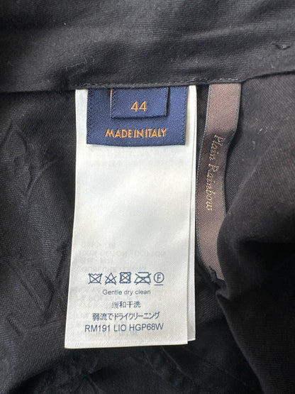 Louis Vuitton Black Monogram Dress Pants