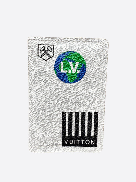 Louis Vuitton White Story Monogram Pocket Organizer