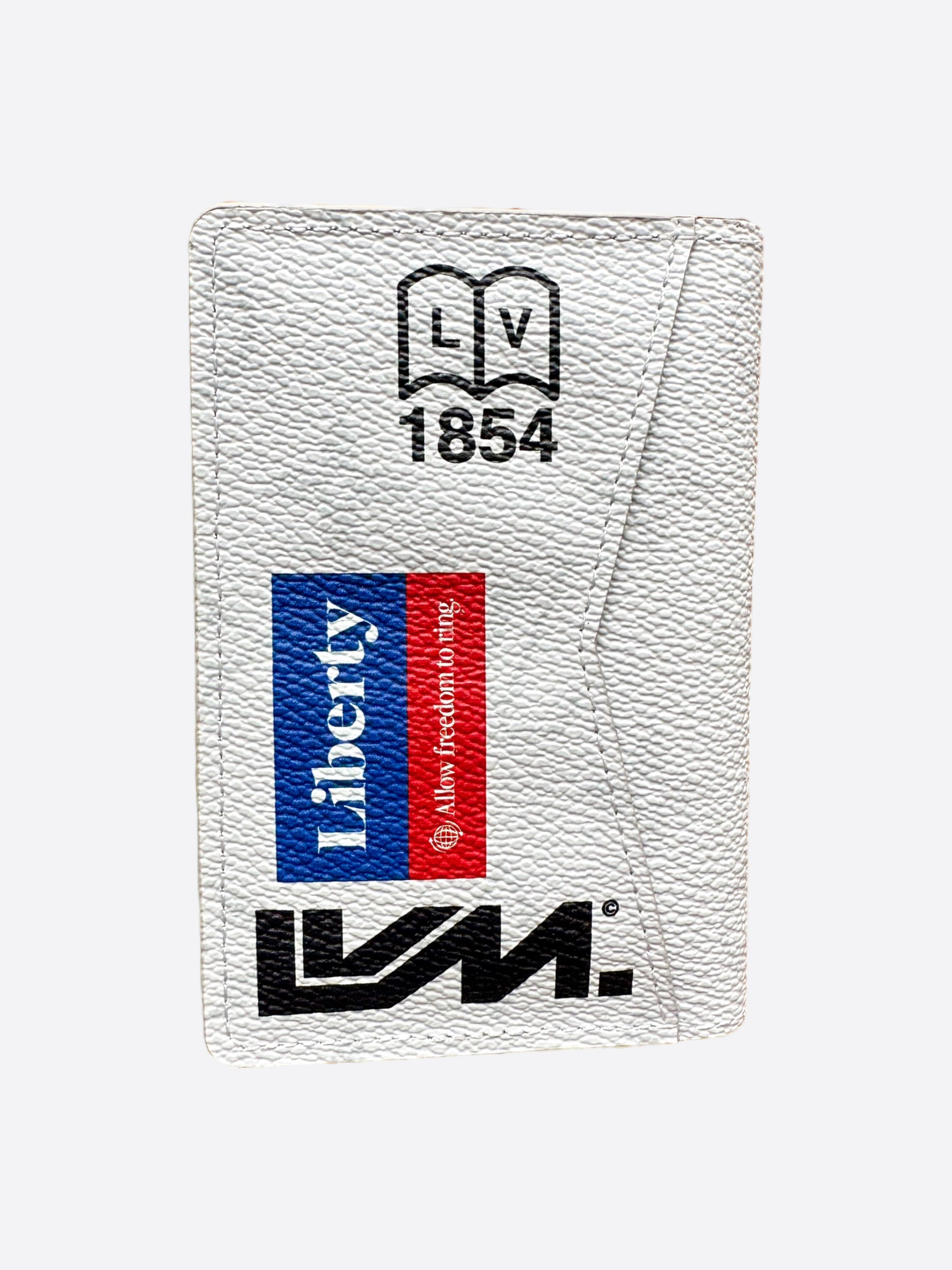 Louis Vuitton White Story Monogram Pocket Organizer – Savonches