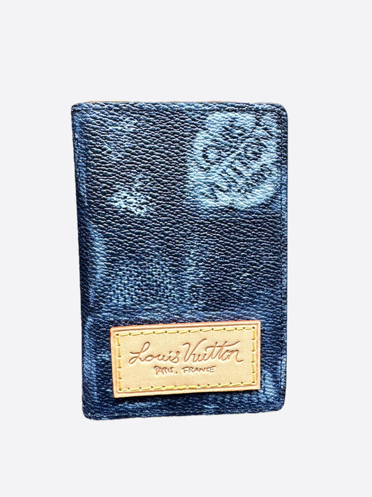 Louis Vuitton Blue Shadow Monogram Pocket Organizer – Savonches