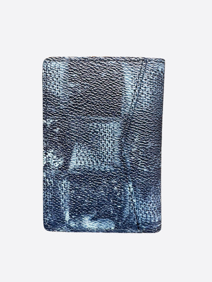 Louis Vuitton Blue Salt Damier Pocket Organizer