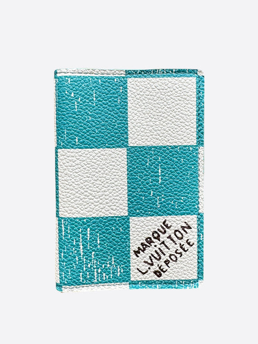 Louis Vuitton Giant Turquoise Damier Pocket Organizer