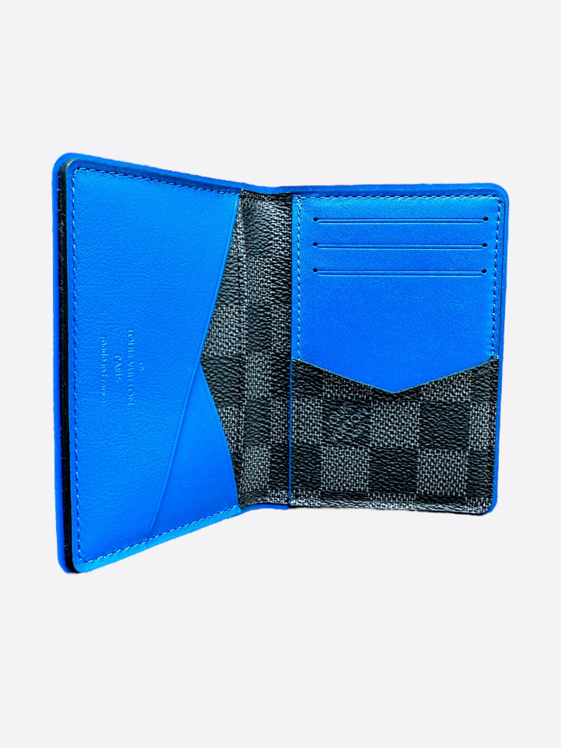 Louis Vuitton Damier Graphite Blue Pocket Organizer – Savonches