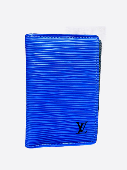 Louis Vuitton Blue EPI Monogram Eclipse Pocket Organizer