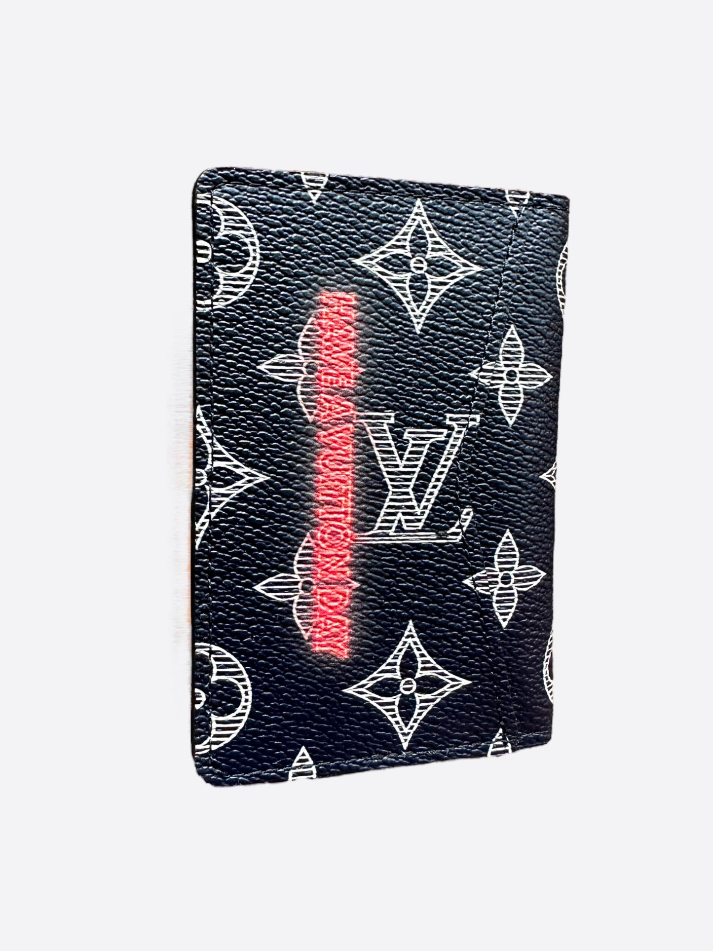 Louis Vuitton Brazza Wallet Monogram Upside Down Ink Navy in