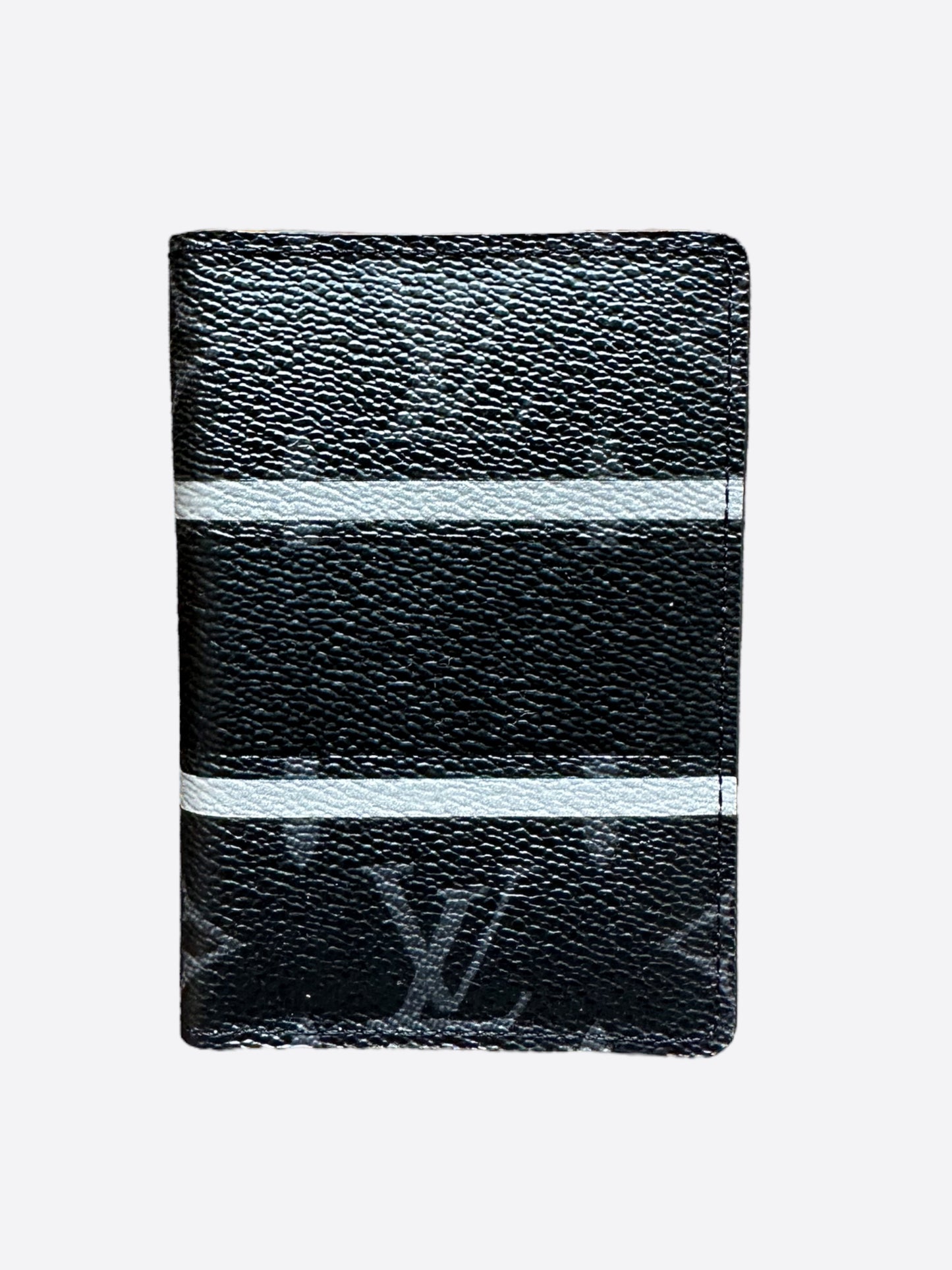 Louis Vuitton Fragment Black Monogram Eclipse Zippy Organizer ref