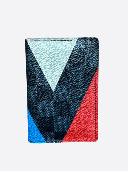 Louis Vuitton Cobalt Damier World Cup Pocket Organizer