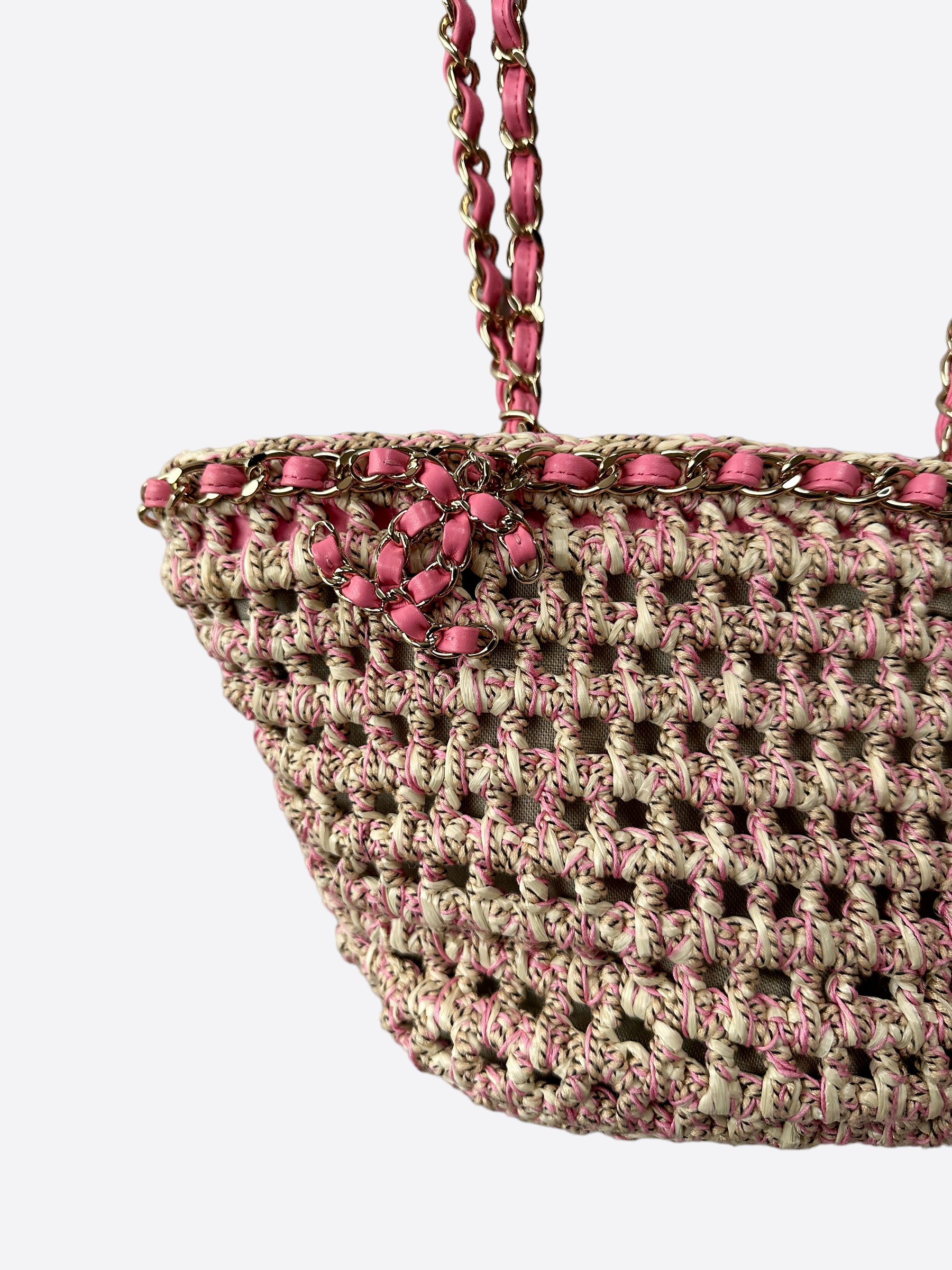 Chanel woven store tote