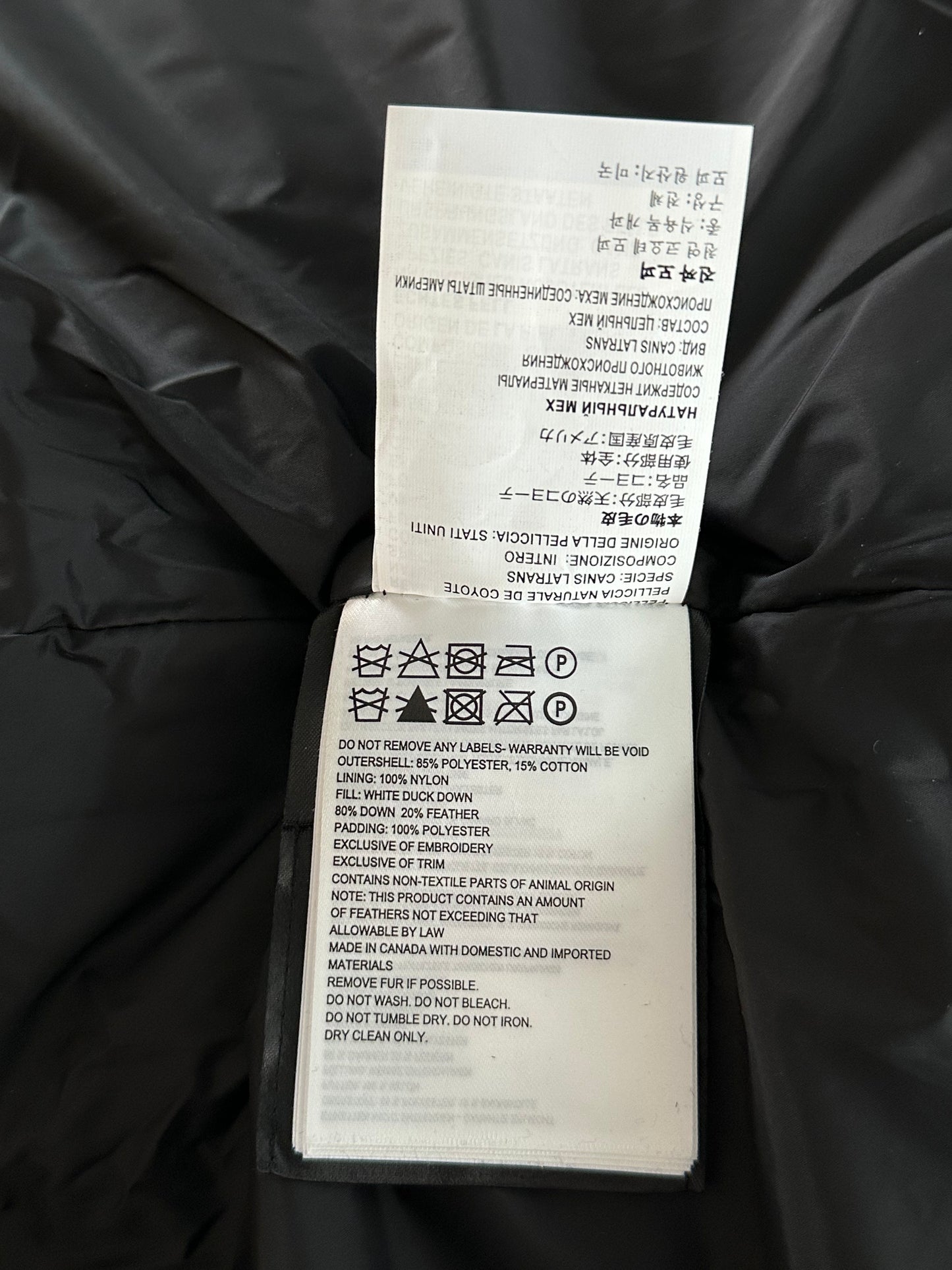 Canada Goose Black Carson Men's Jacket