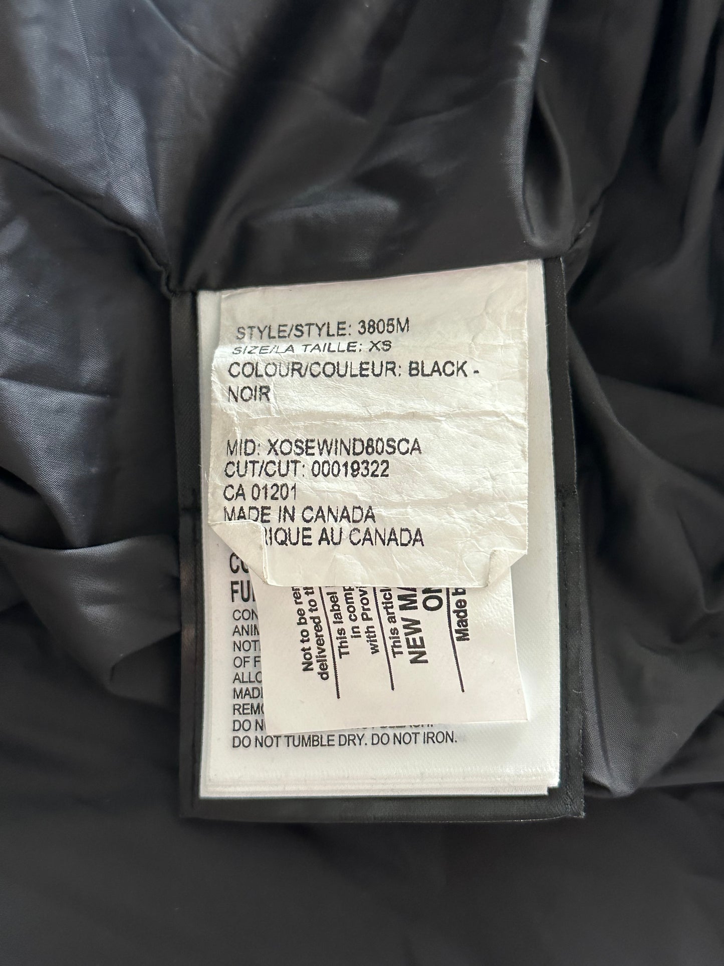 Canada Goose Black Carson Men's Jacket