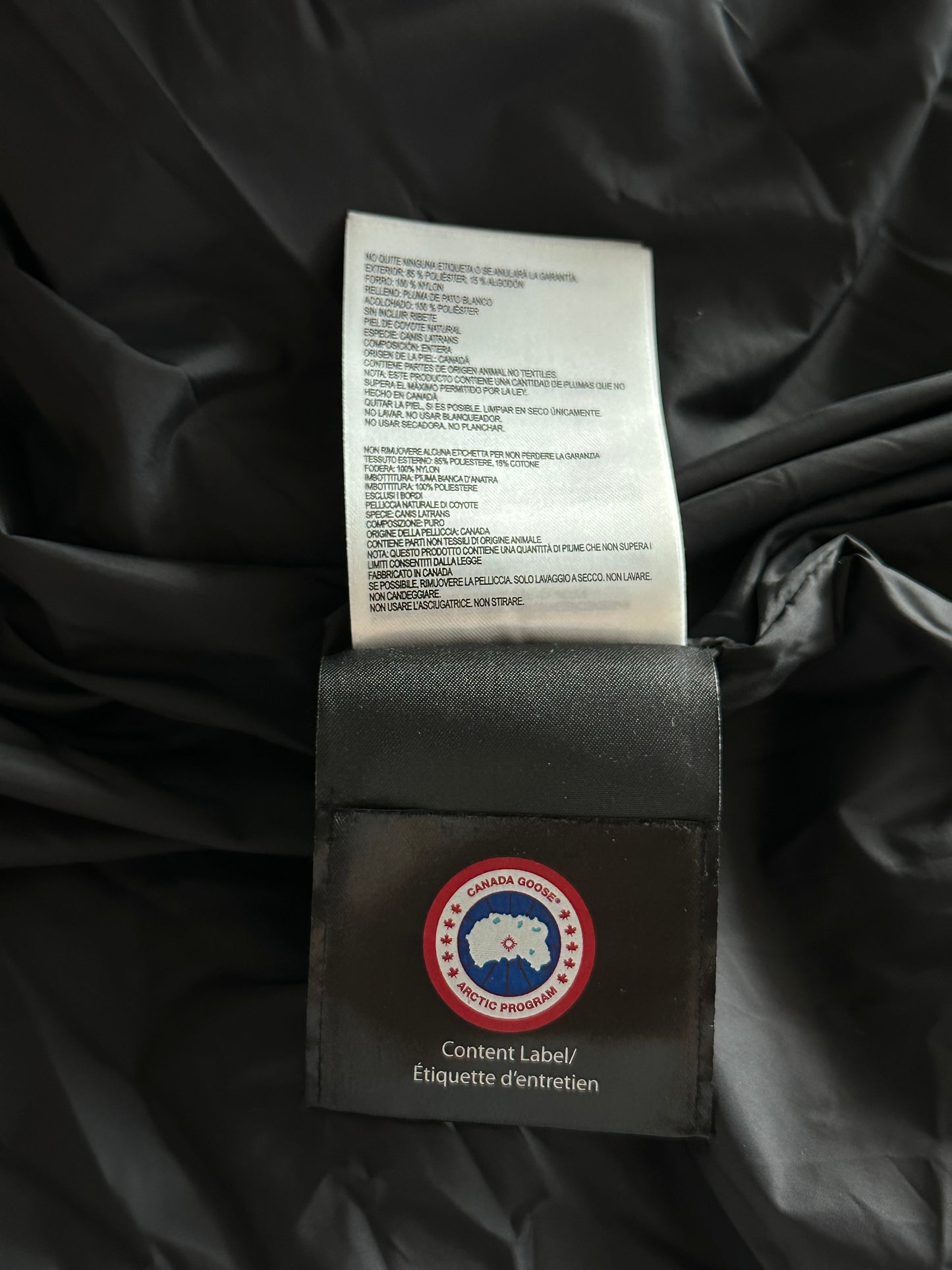 Canada Goose Black Carson Men's Jacket