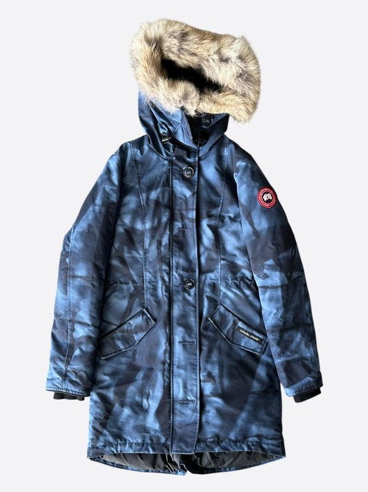Canada Goose Abstract Blue Rossclair Women's Jacket