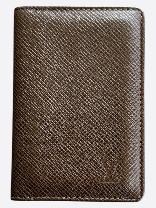 Louis Vuitton Brown Taiga Pocket Organizer