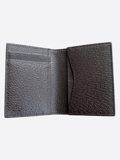 Gucci Brown GG Logo Card Holder