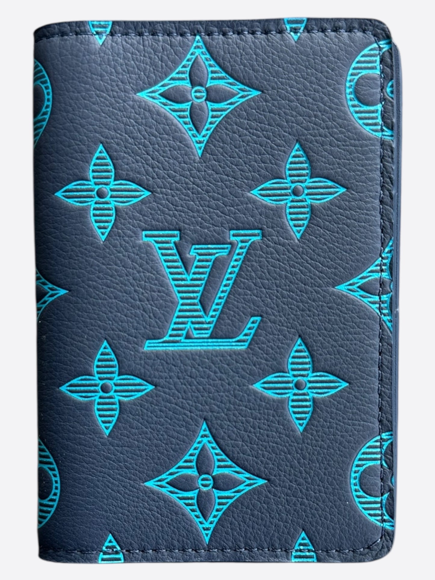 Louis Vuitton Blue Shadow Monogram Pocket Organizer