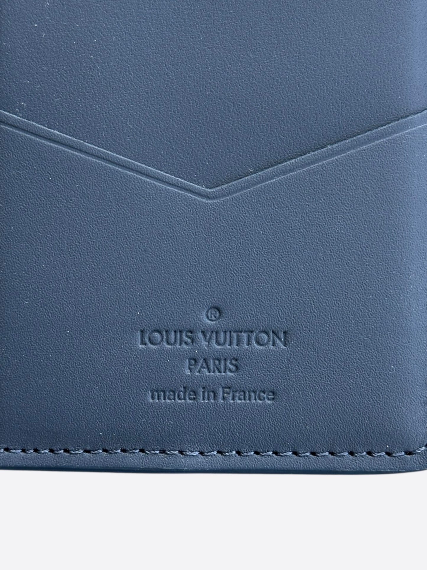 Louis Vuitton Blue Shadow Monogram Pocket Organizer