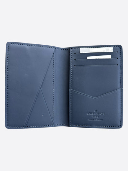 Louis Vuitton Blue Shadow Monogram Pocket Organizer