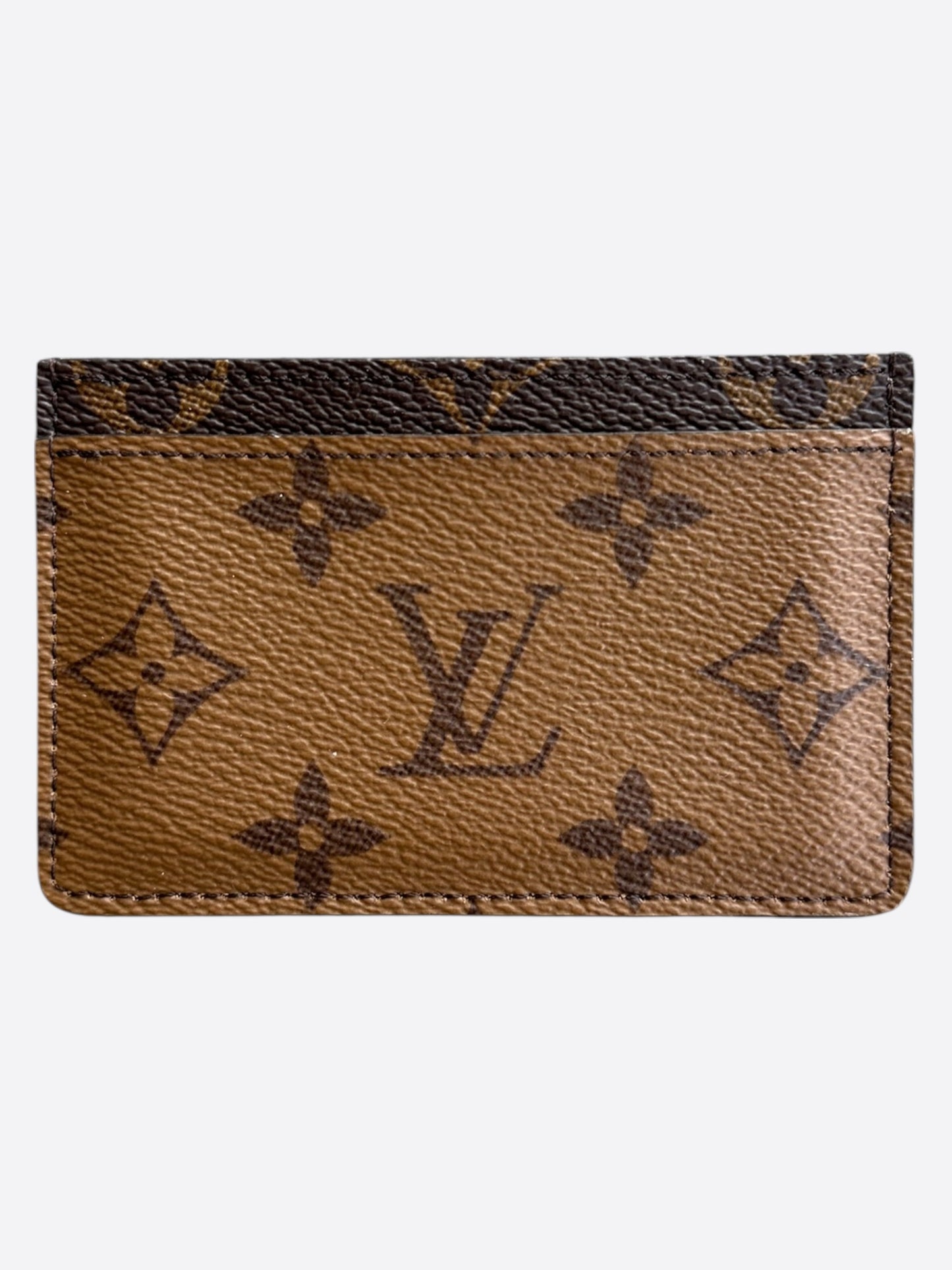 Louis Vuitton Brown Reverse Monogram Card Holder
