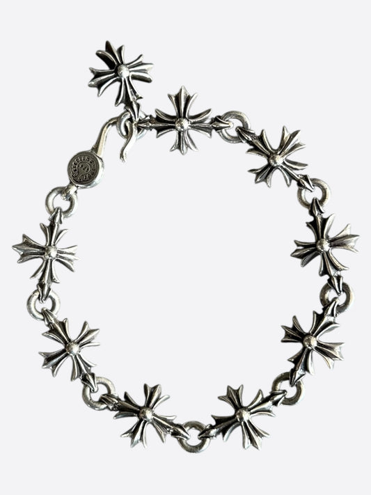 Chrome Hearts Silver Cut Out Plus Bracelet