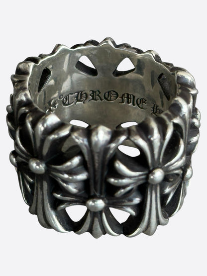 Chrome Hearts Silver Cemetery Ring