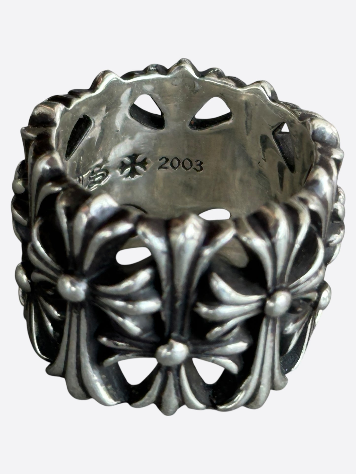 Chrome Hearts Silver Cemetery Ring