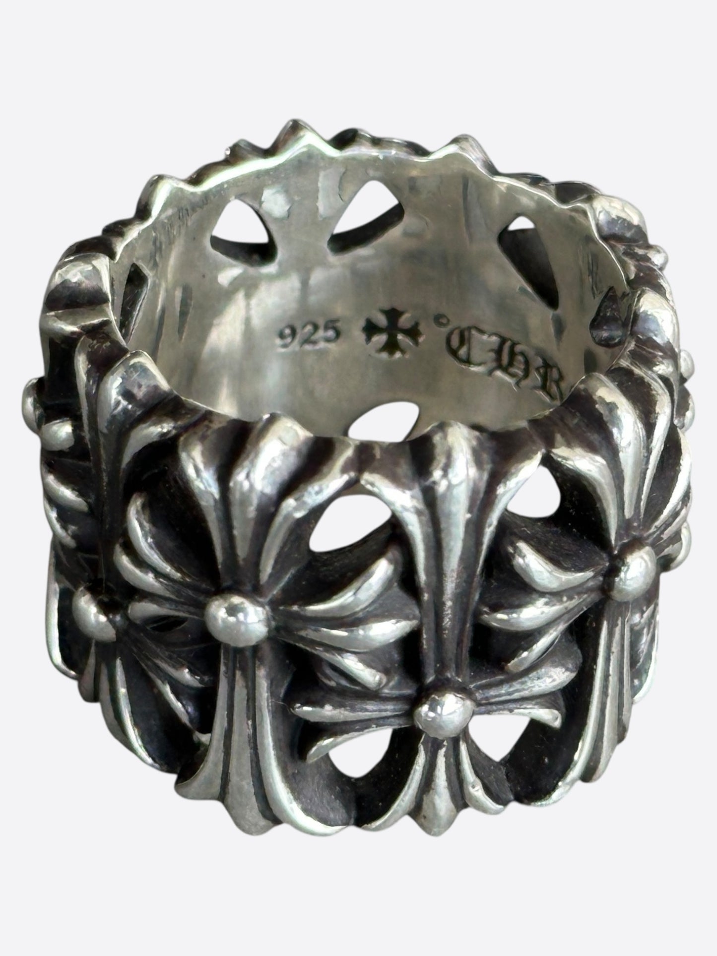 Chrome Hearts Silver Cemetery Ring