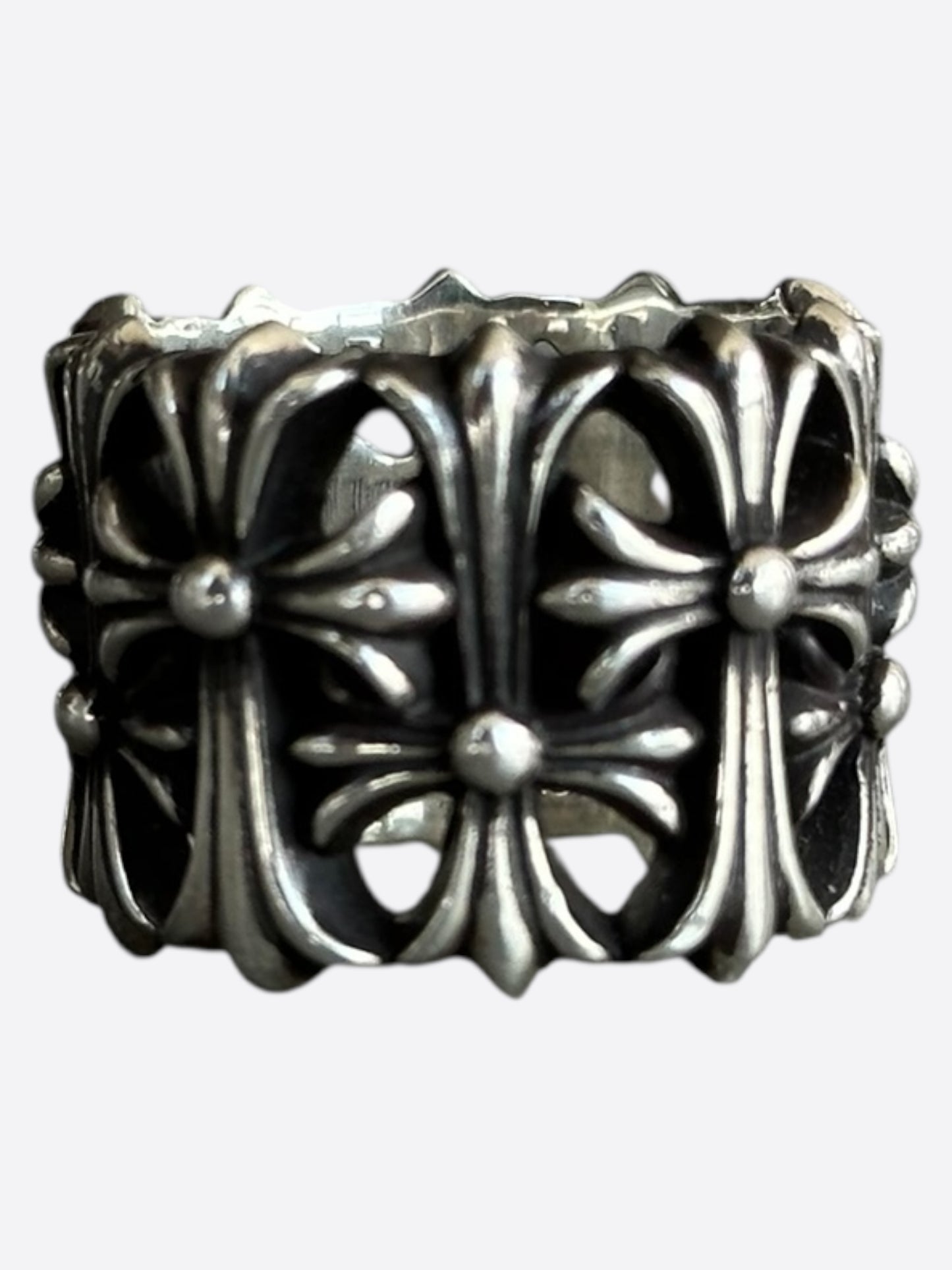 Chrome Hearts Silver Cemetery Ring