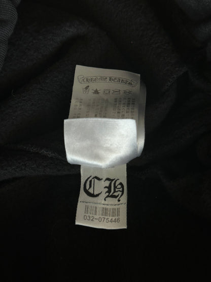 Chrome Hearts Black & White Horseshoe Logo Sweatpants