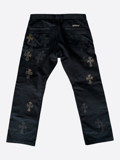 Chrome Hearts Black Camouflage Cross Patch Chino Pants