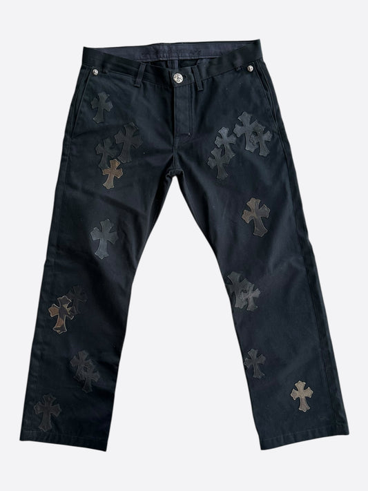 Chrome Hearts Black Camouflage Cross Patch Chino Pants
