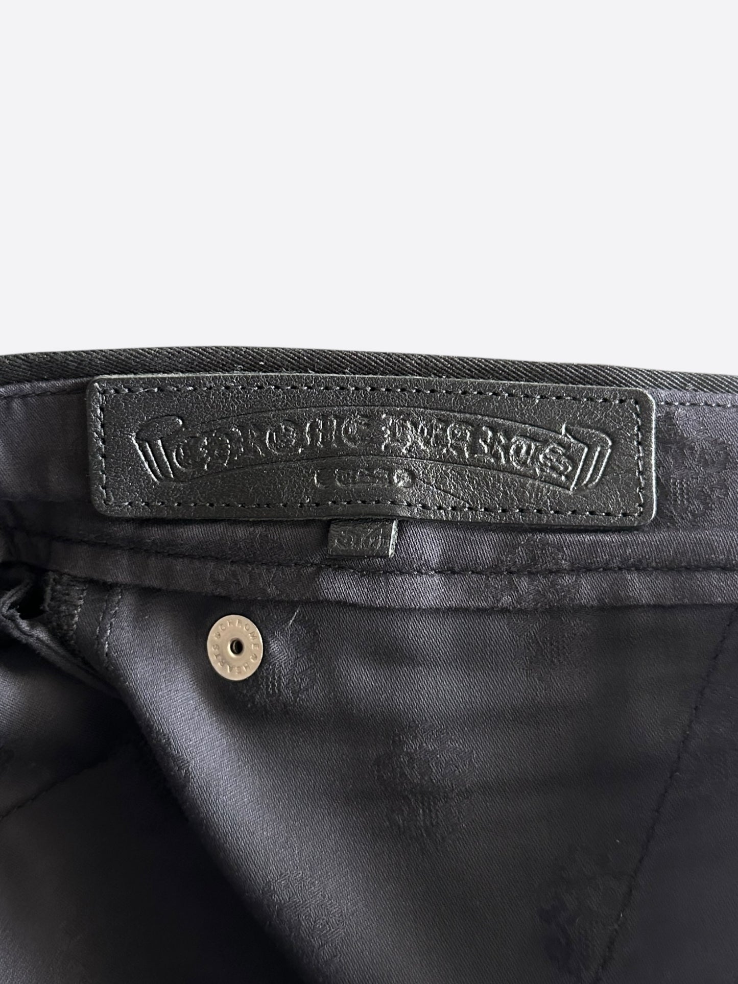 Chrome Hearts Black Camouflage Cross Patch Chino Pants